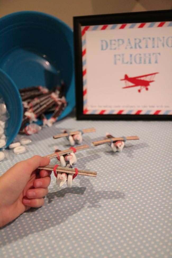 How to Make a Candy Airplane Craft Tip Junkie